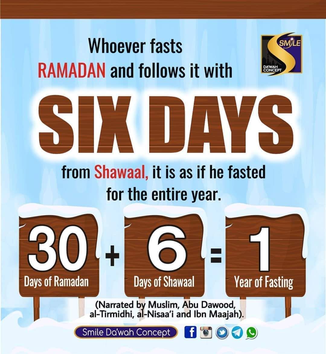 Today Is The 9th Day Of Shawwal Have You Started The 6 Days