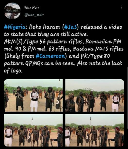 Book Haram Release Video, Show They Are Still Active Despite Shekau