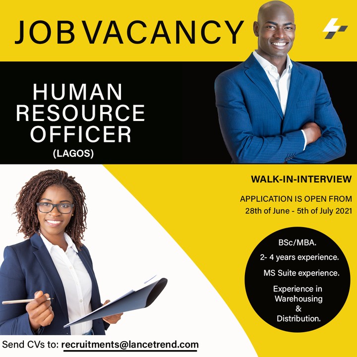 Vacancy: HR Officer (lagos) - Jobs/Vacancies - Nigeria