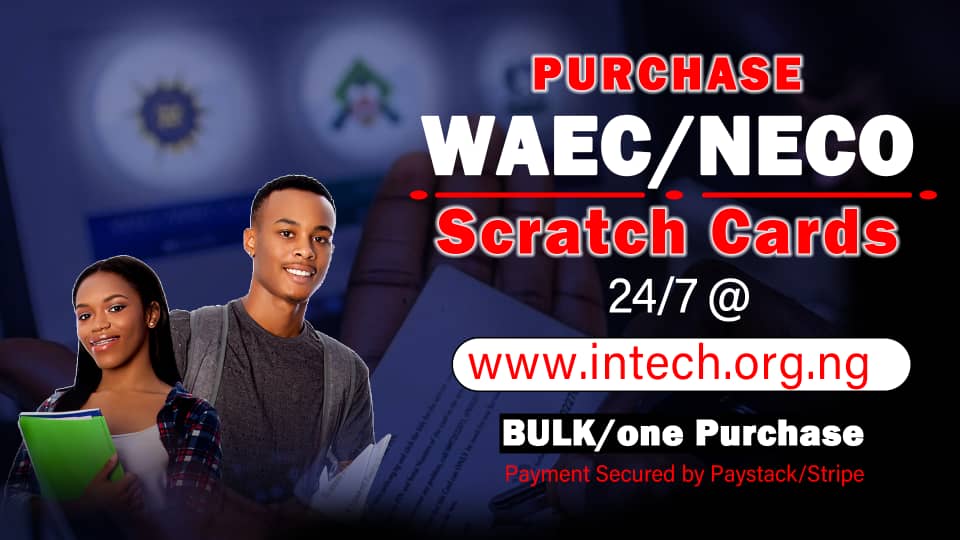 Purchase Waec Scratch Card And Check Your Waec Examination Result