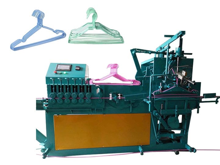 Powder Spray Coated Wire Hanger Making Plant  Wire Hanger Machine, Hanger  Making Machine, Cloth Hanger Machine