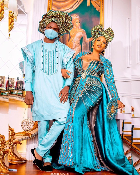 Fashion Mogul Toyin Lawanis Husband Ties gele to an event(photos ... picture