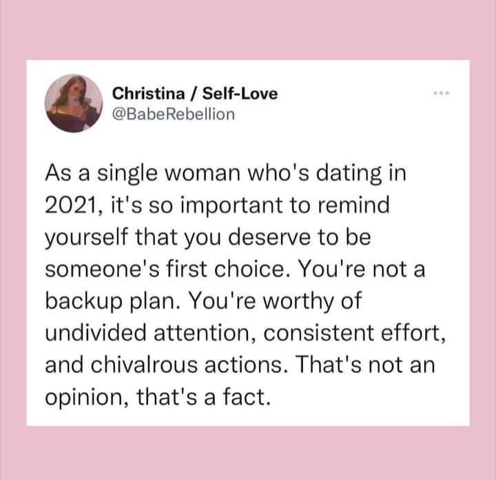 As a single lady dating in 2021 NEVER SETTLE FOR LESS (photo) - Romance -  Nigeria