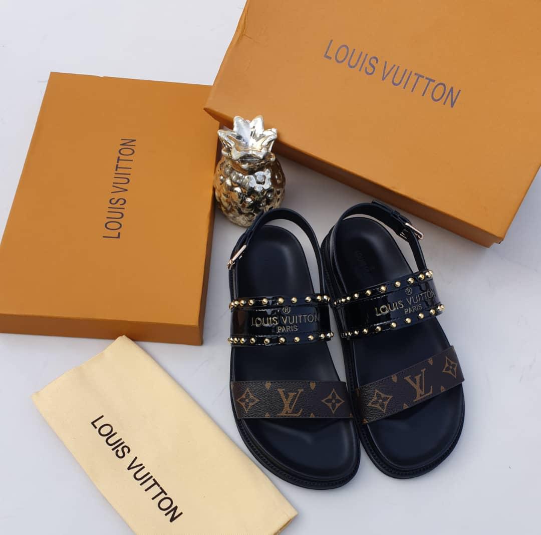 Luxurysnob on Instagram: “Louis Vuitton Lock it sandals (CURRENTLY SOLD) Buy  now , Pay later with affirm”