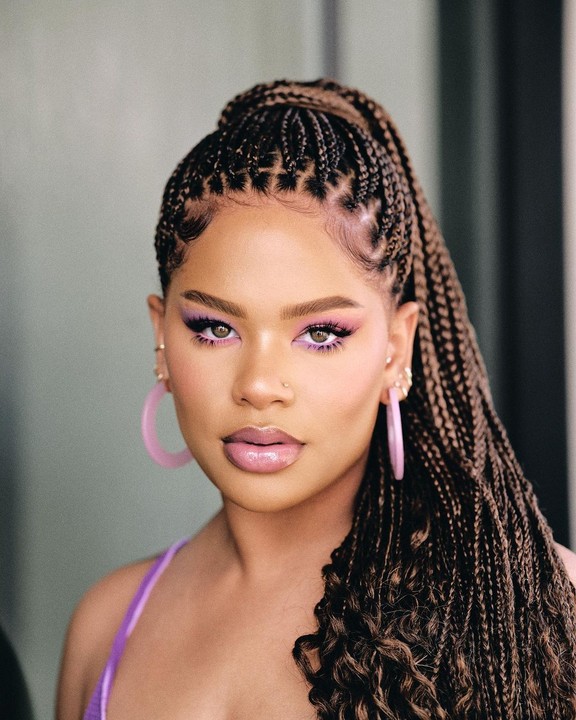 Best Bohemian Box Braids Hairstyle - 40 Beautiful Boho Box Braid ...