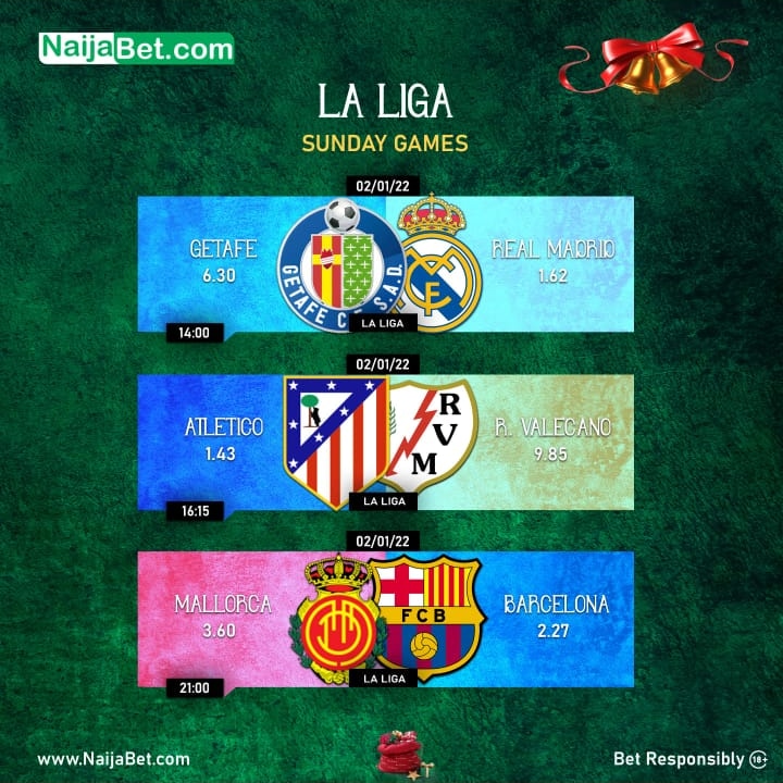 La Liga Fixtures Sports Nigeria