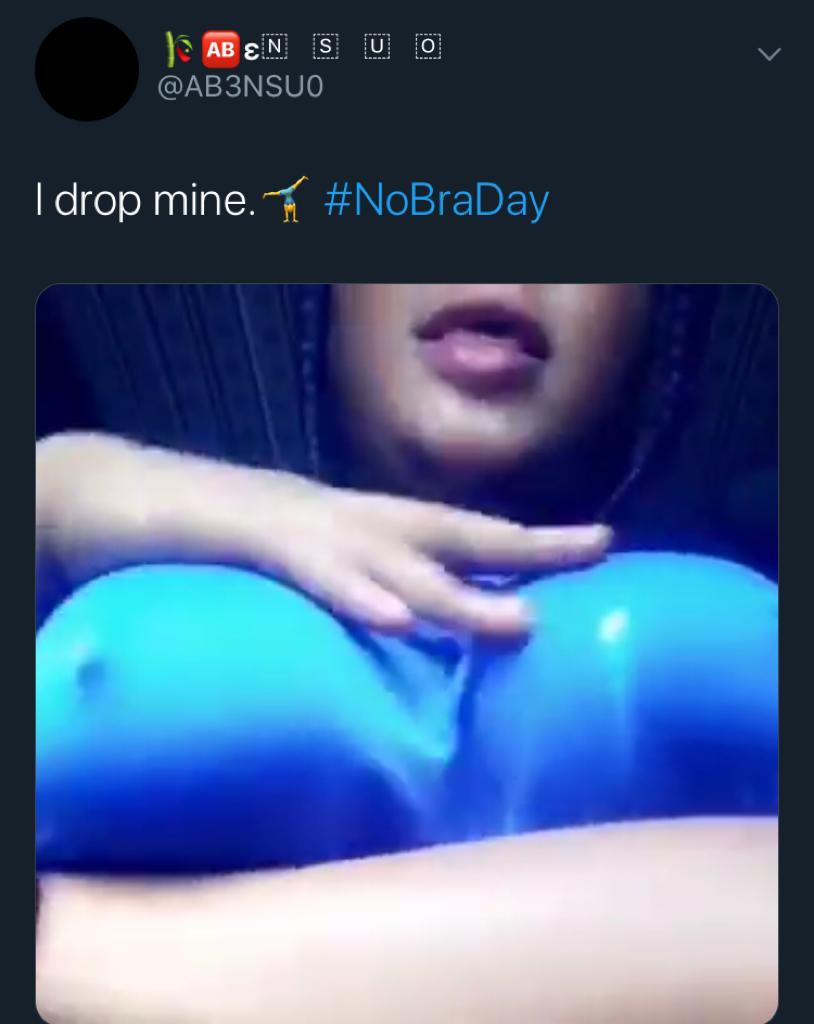 nobra Day Nigerian Slay Queens With 'heavy Boobs' Trends On