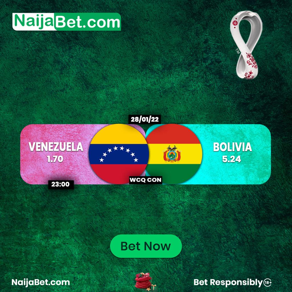 Venezuela Vs Bolivia Sports Nigeria