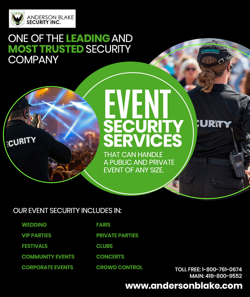 Professional Private Security Guard Agency Toronto