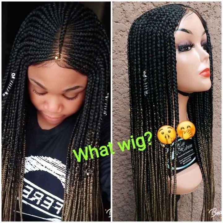 ABIKE TRIBAL BRAIDED WIG - Braided Wigs Store Nigeria
