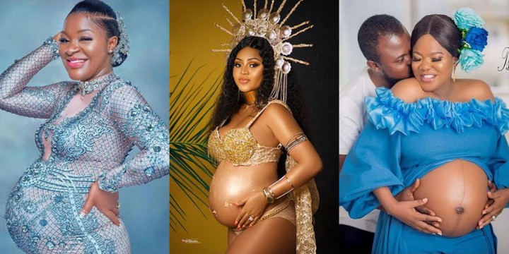 7 Babies Dey Inside That Belle: Nigerian Woman Displays Huge Baby Bump,  Video Causes Buzz 