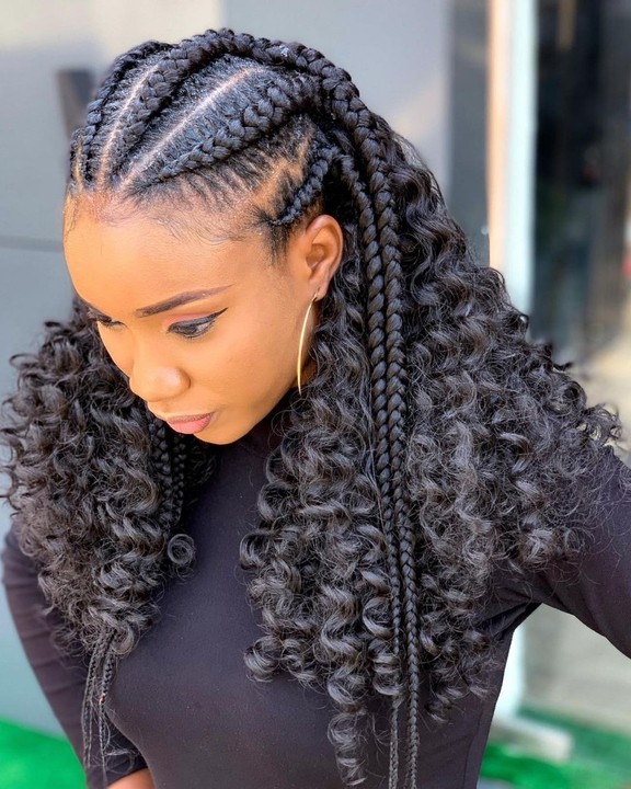 2022 Beautiful Black Braid Hairstyles  30 Braid Hairstyles With Weave -  Fashion - Nigeria