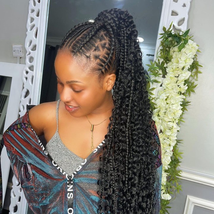 2022 Beautiful Black Braid Hairstyles  30 Braid Hairstyles With Weave -  Fashion - Nigeria