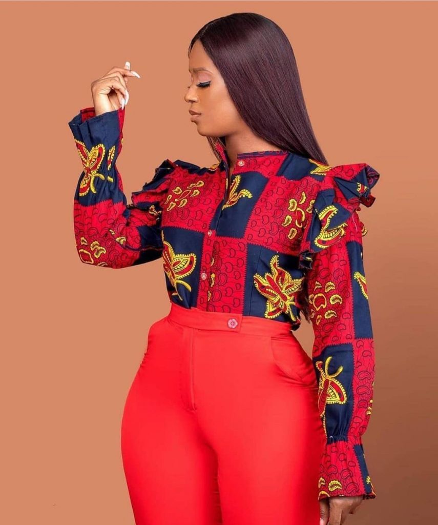 Latest Beautiful Ankara Tops And Trouser Styles For All Ladies To Checkout. Fashion - Nigeria