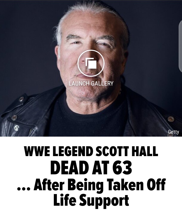 WWE Legend Scott Hall Dead at 63 Following Surgery Complications