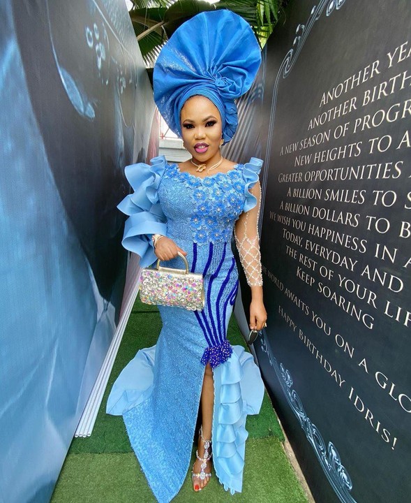 Blue Lace Aso Ebi Styles - Royal Blue Lace Styles for Wedding and