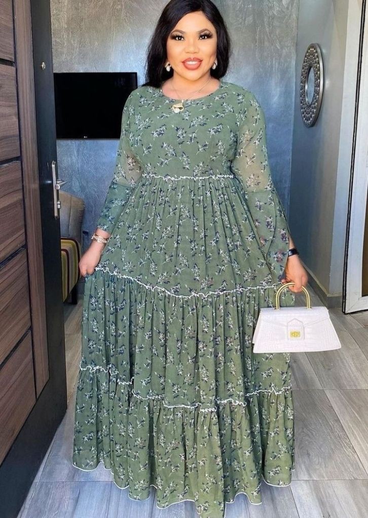 Latest Chiffon Gown Styles For Ladies In 2022 - Fashion - Nigeria