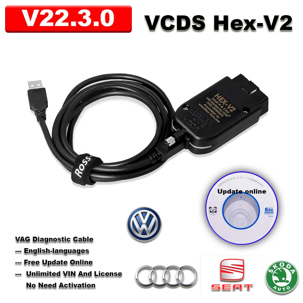 V22.3.30 Vcds Hex-v2 Clone Vcds V2 Unlimited Diagnose Interface With  Unlimited V - Autos - Nigeria
