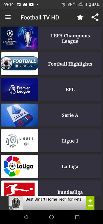 Subscription Free Live Football App - Satellite TV Technology - Nigeria