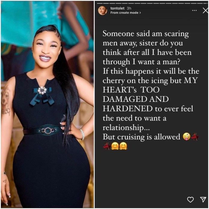 “some Said I Scare Men Away But Cruising Is Allowed” —tonto Dikeh Celebrities Nigeria 2216