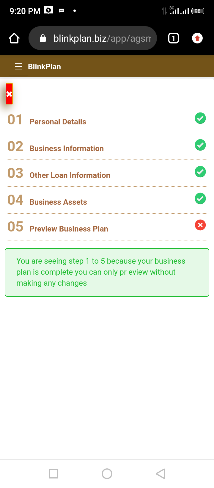 nexit loan business plan