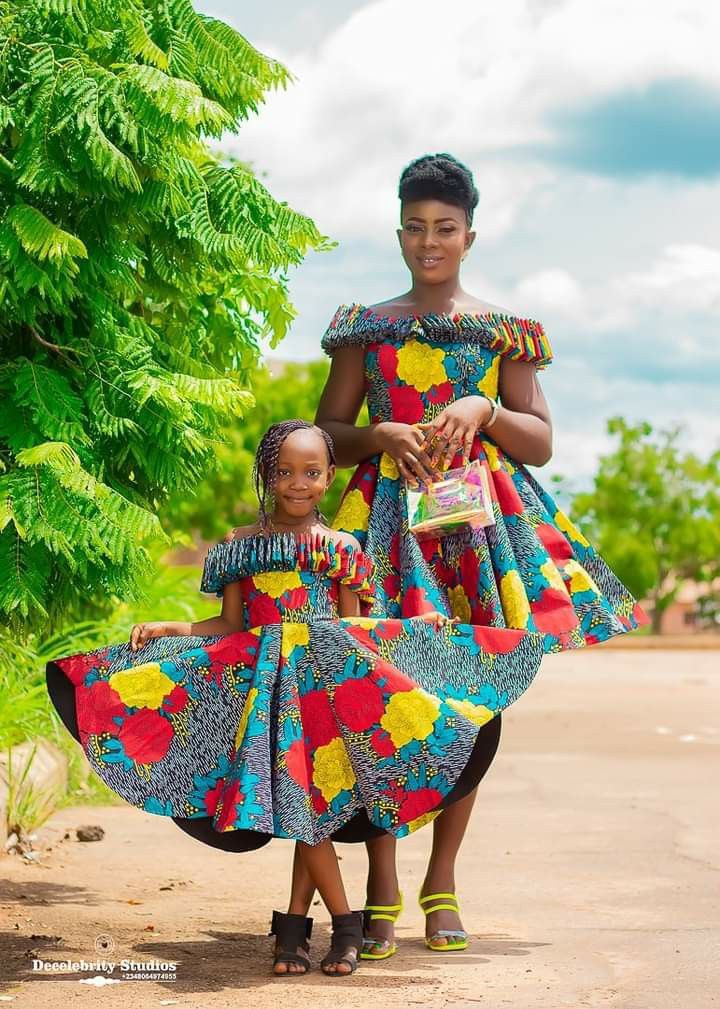 Dazzling Mother And Daughter African Ankara Styles Fo