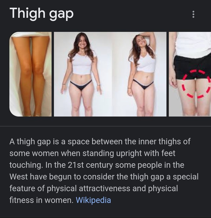 Are girls with a thigh gap more attractive than girls without one