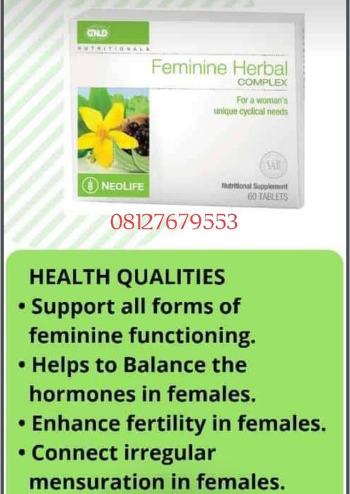 Neolife Feminine Herbal Complex Health Nigeria