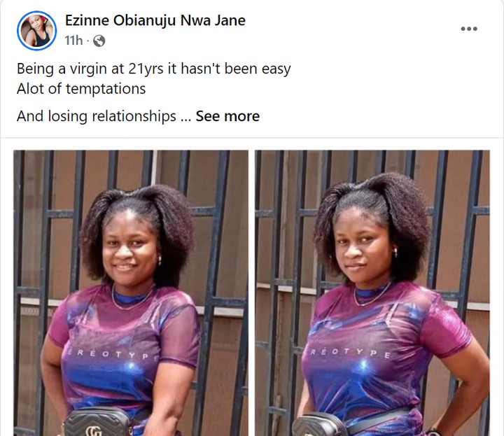 21-year-old Woman Celebrates Being A Virgin - Romance - Nigeria