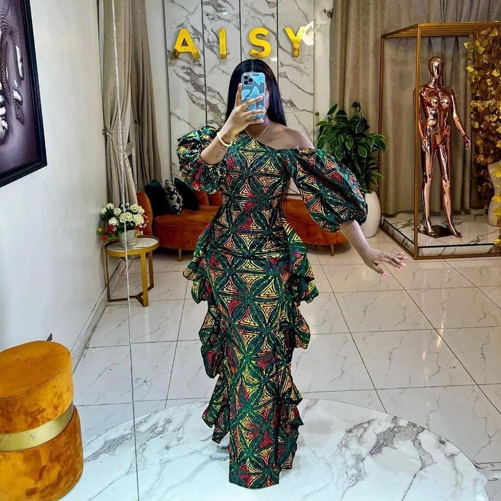 Ankara Styles 2023: Ankara Long Gown/Dress Styles for Ladies