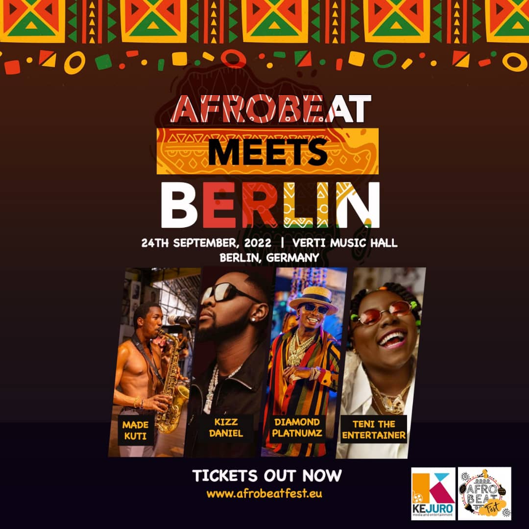 Afrobeat Meets Berlin Nigerian Afrobeat Artists Set To Take Berlin By