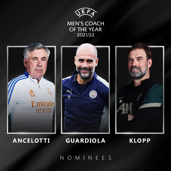Full Nominees For UEFA Men's Player And Coach Of The Year