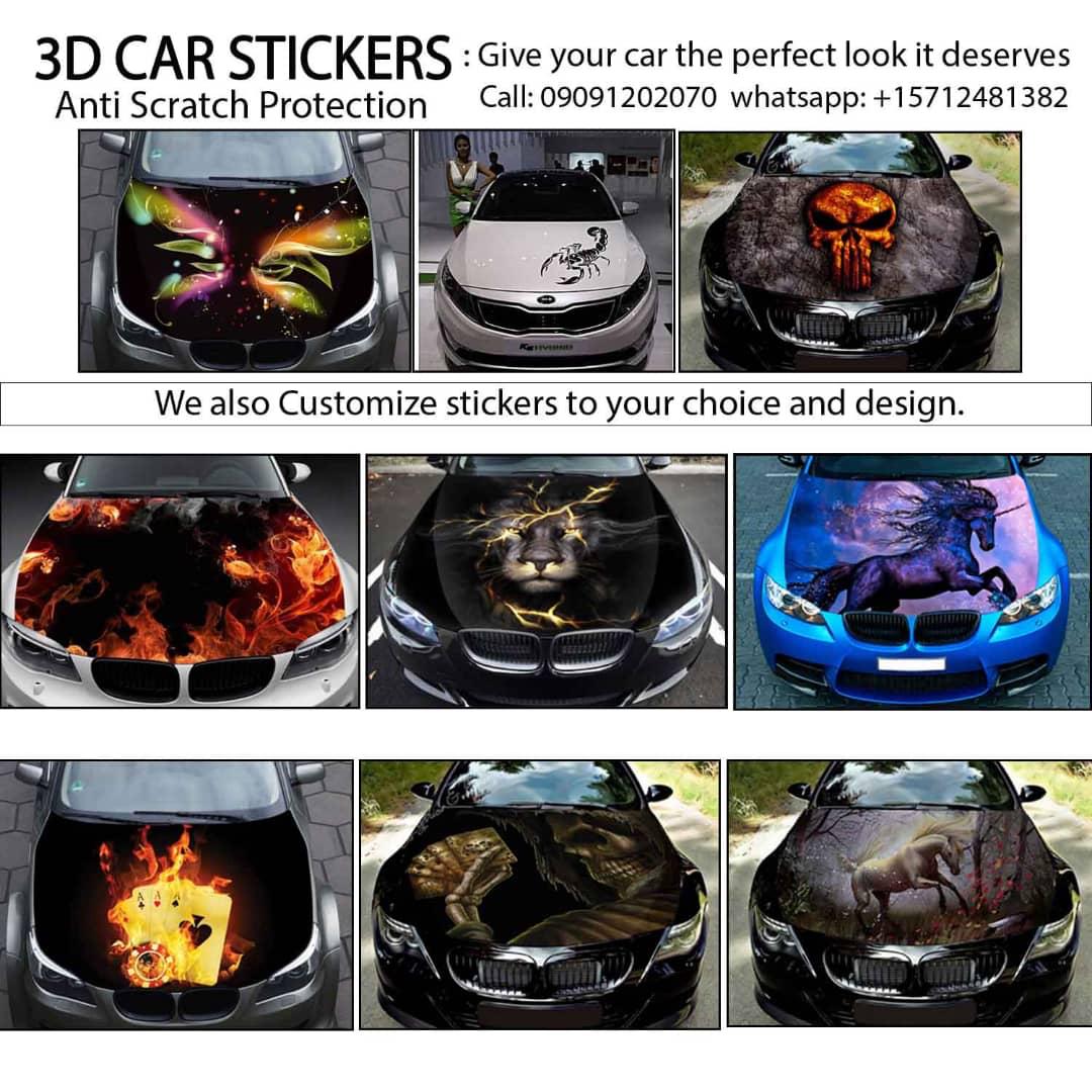 3D Car Stickers - Autos - Nigeria