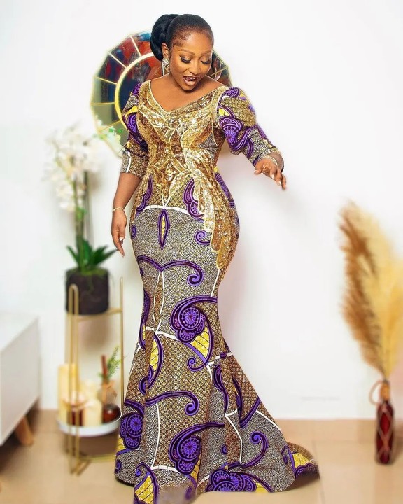 Beautiful Modest Ankara Long Gown Styles For All Occasion Fashion Nigeria