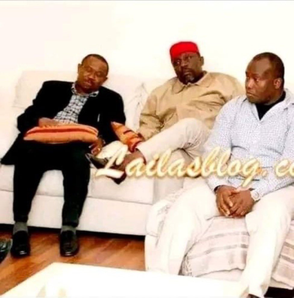 Throwback Picture Of Peter Obi Atiku Sleeping At An Event Politics Nigeria