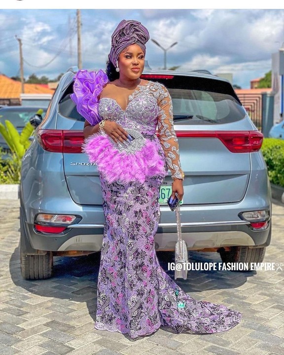 Look stunning to your next owambe in these 5 lace styles