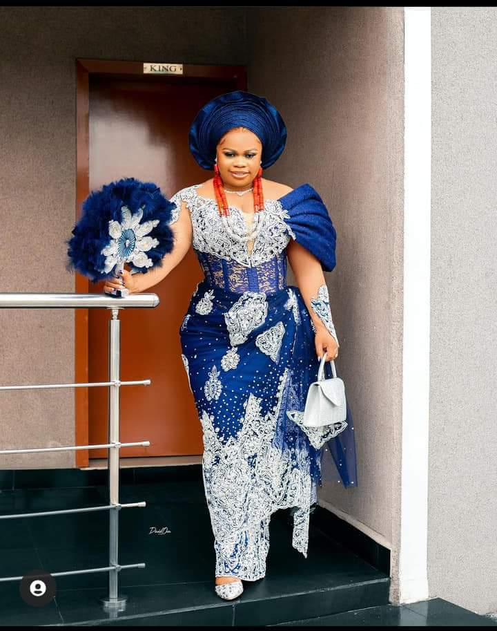 Latest George Gown Styles 2022 | George Styles For Traditional Marriage -  Fashion - Nigeria