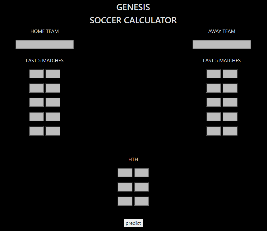 More About GENESIS, A Football Prediction Software Or A Football Calculator  - Sports - Nigeria