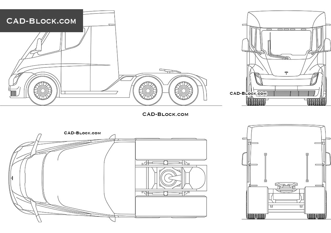 Tesla cyber truck чертежи