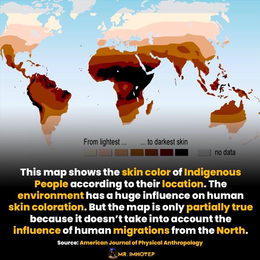 Map Of Skin Color Of Indigenous People - Politics - Nigeria