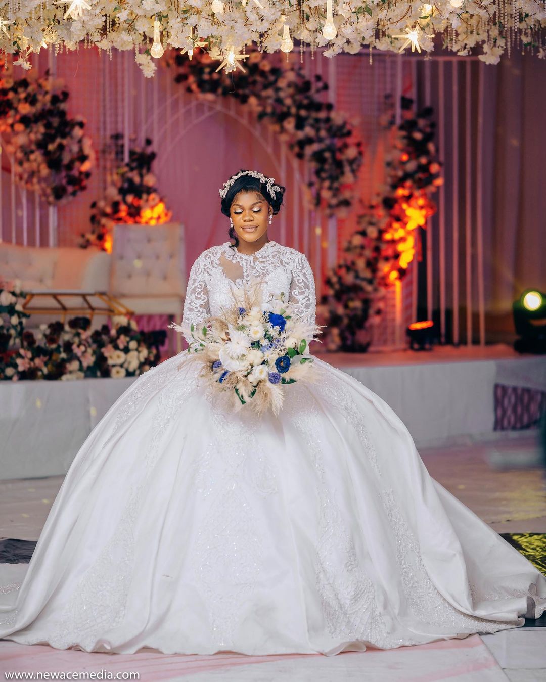 Beautiful nigerian cheap wedding gowns