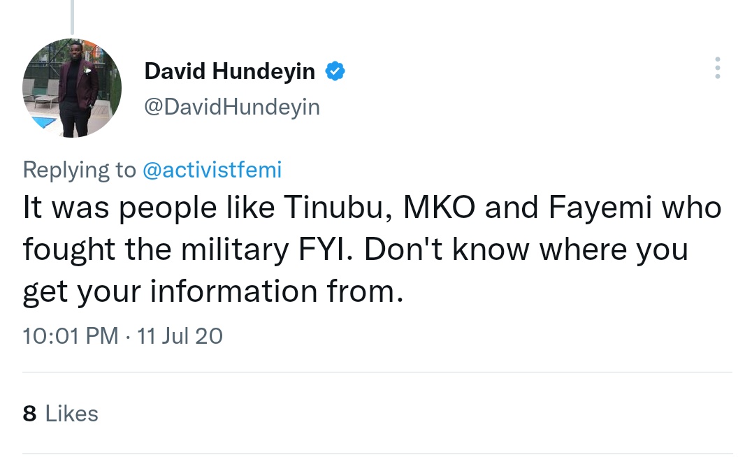 Strategy geek on X: @DavidHundeyin Why would he use this word? The real  fascist is the one who didn't allow Igbos vote and who has had Lagos in a choke  hold for