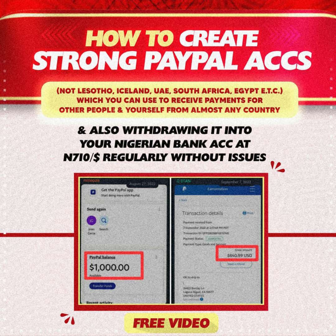 Discover How To Create A Verified UK And US Paypal Account For Free ❗❗❗ -  Properties - Nigeria