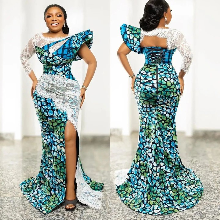 Latest ankara dinner clearance gown