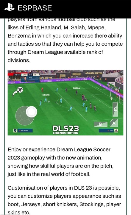 DLS 23 Mod eFootball 2023 Mobile  Dream League Soccer 2023 New