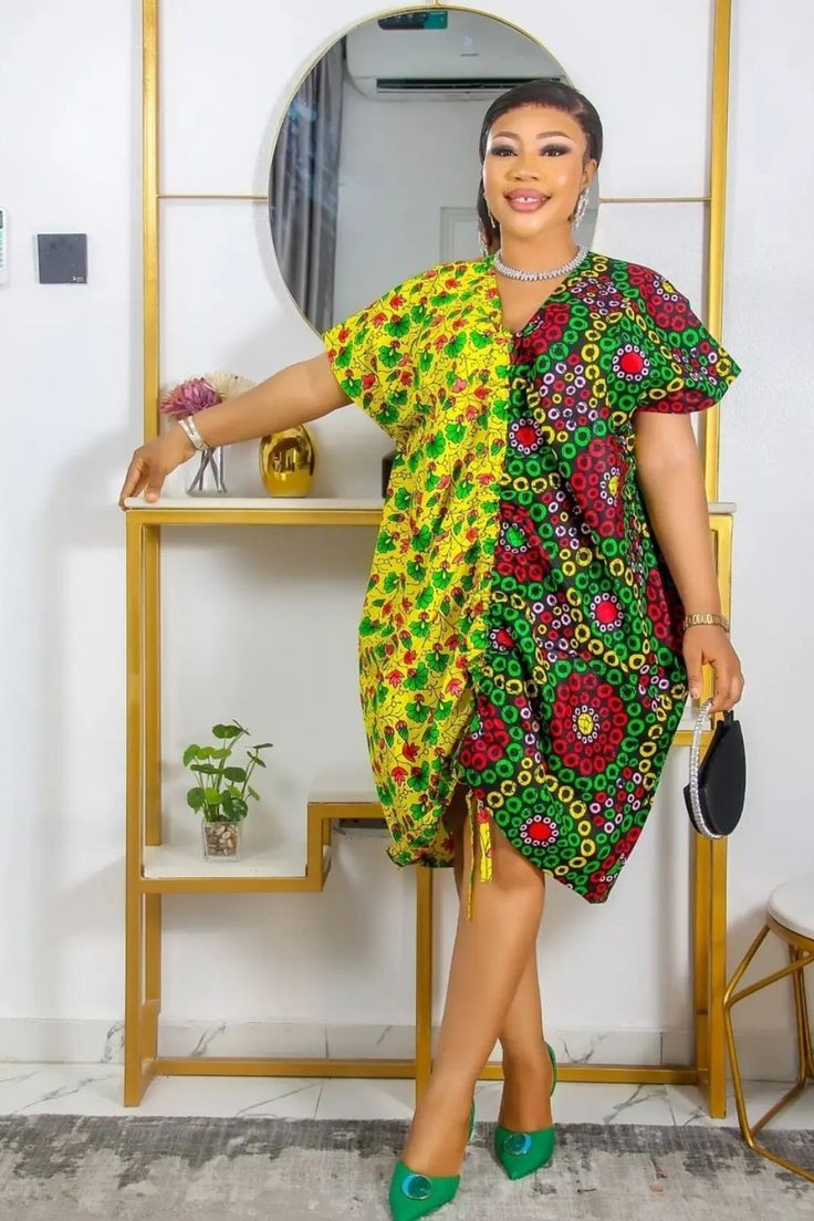 2023 Latest Ankara Short Gown Styles | Simple Short Ankara Dresses -  Fashion - Nigeria