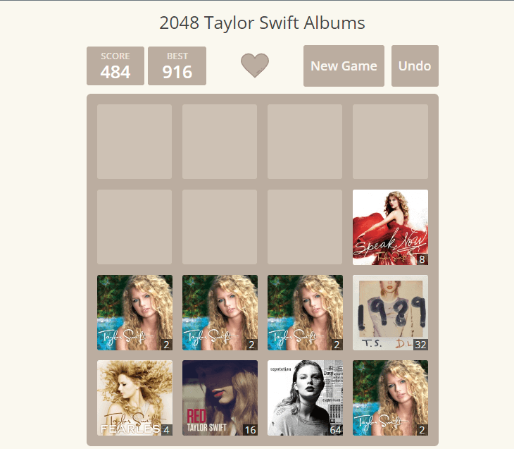 What Is Taylor Swift 2048 Game: The Star Continues Her Reign As The  Dominant Queen Of Pop