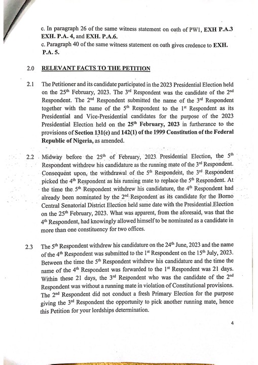 APM VS Inec apc tinubu shettima masari Final Written Address