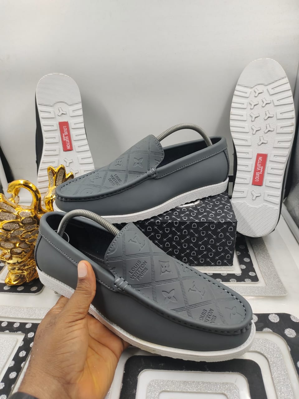 classic LV shoe  Olist Men's Louis Vuitton Football shoes shoes For Sale  In Nigeria