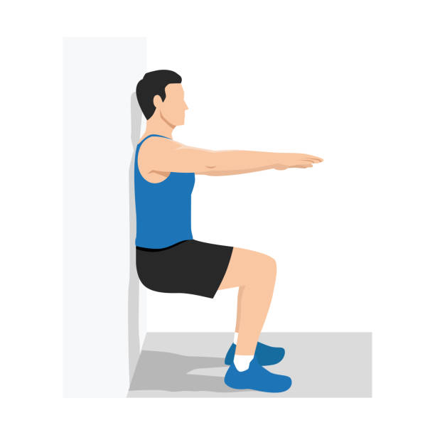 Wall sits and planks the best exercises for lowering blood